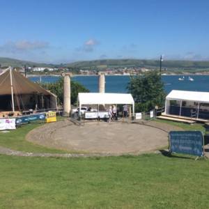 Swanage Fish Festival - Marquee Set Up