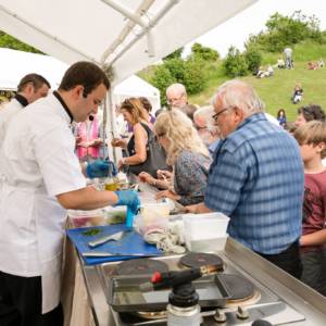 Swanage Fish Festival - Chef's in action