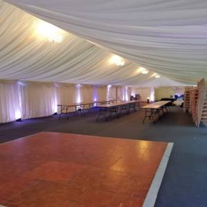 Corporate Marquee Party Flooring Completed